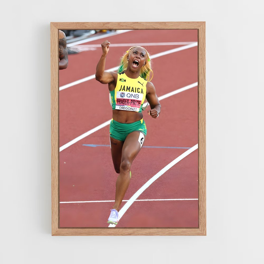 Poster Jamaica's Sprint Queen – affiche Athlétisme (vue 4)